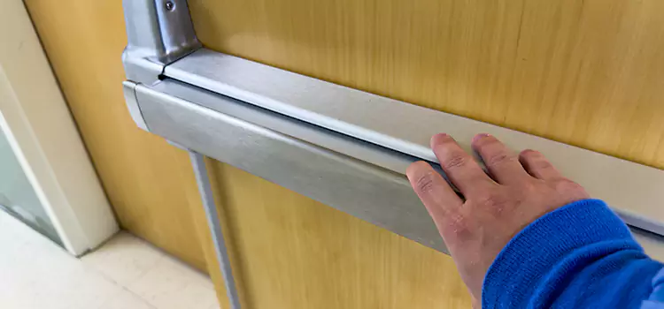 Installing a Push Bar on a Door Metairie